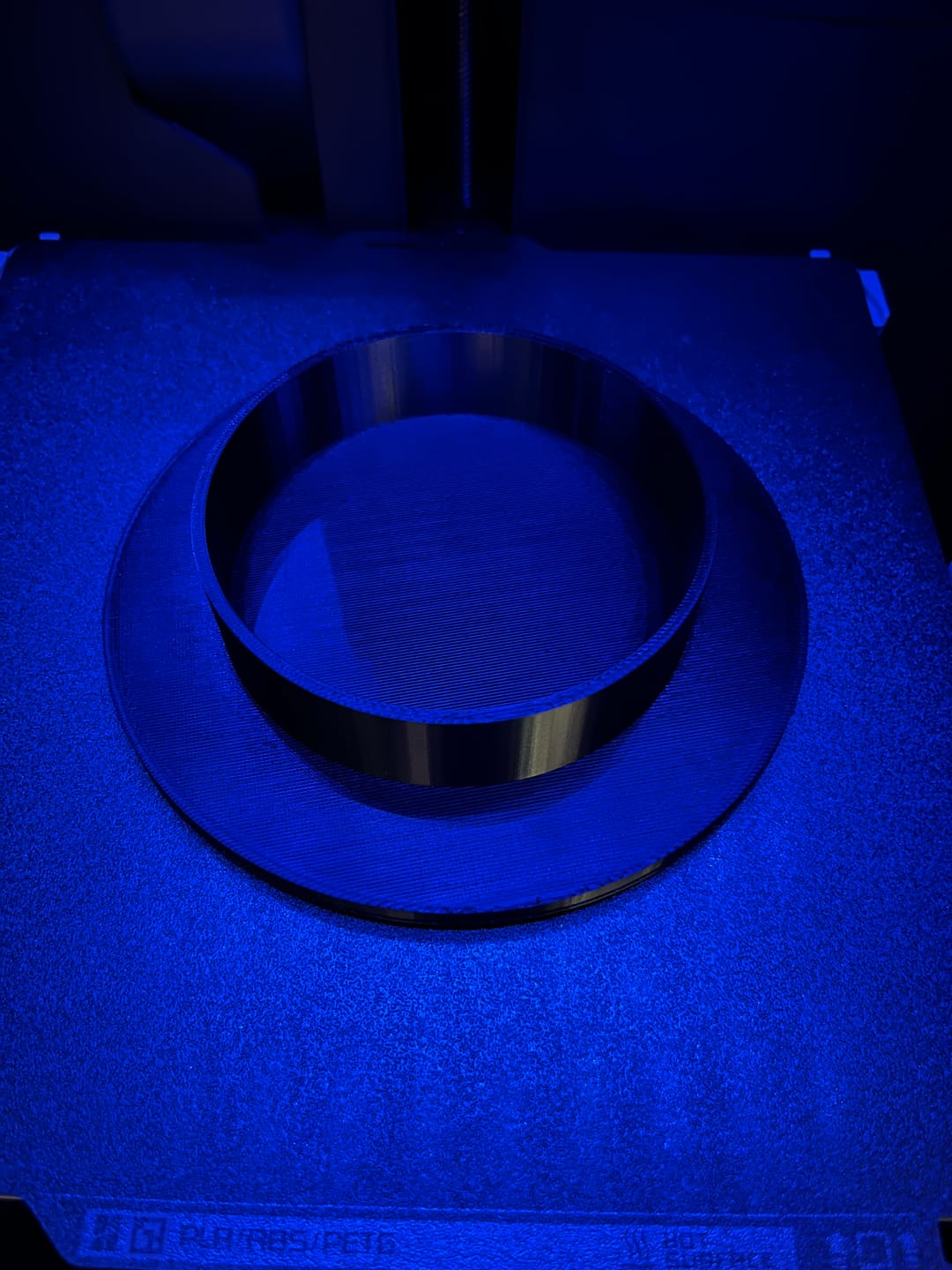 Customer photo review of Black PETG Filament 1.75mm 1kg