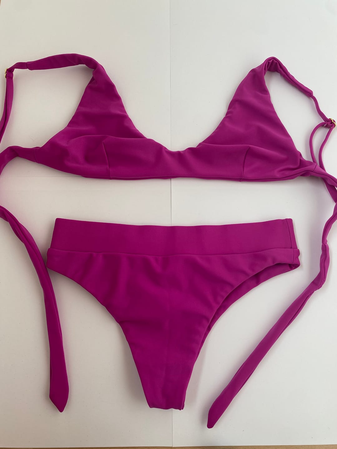 Customer photo review of Bahia fushia top