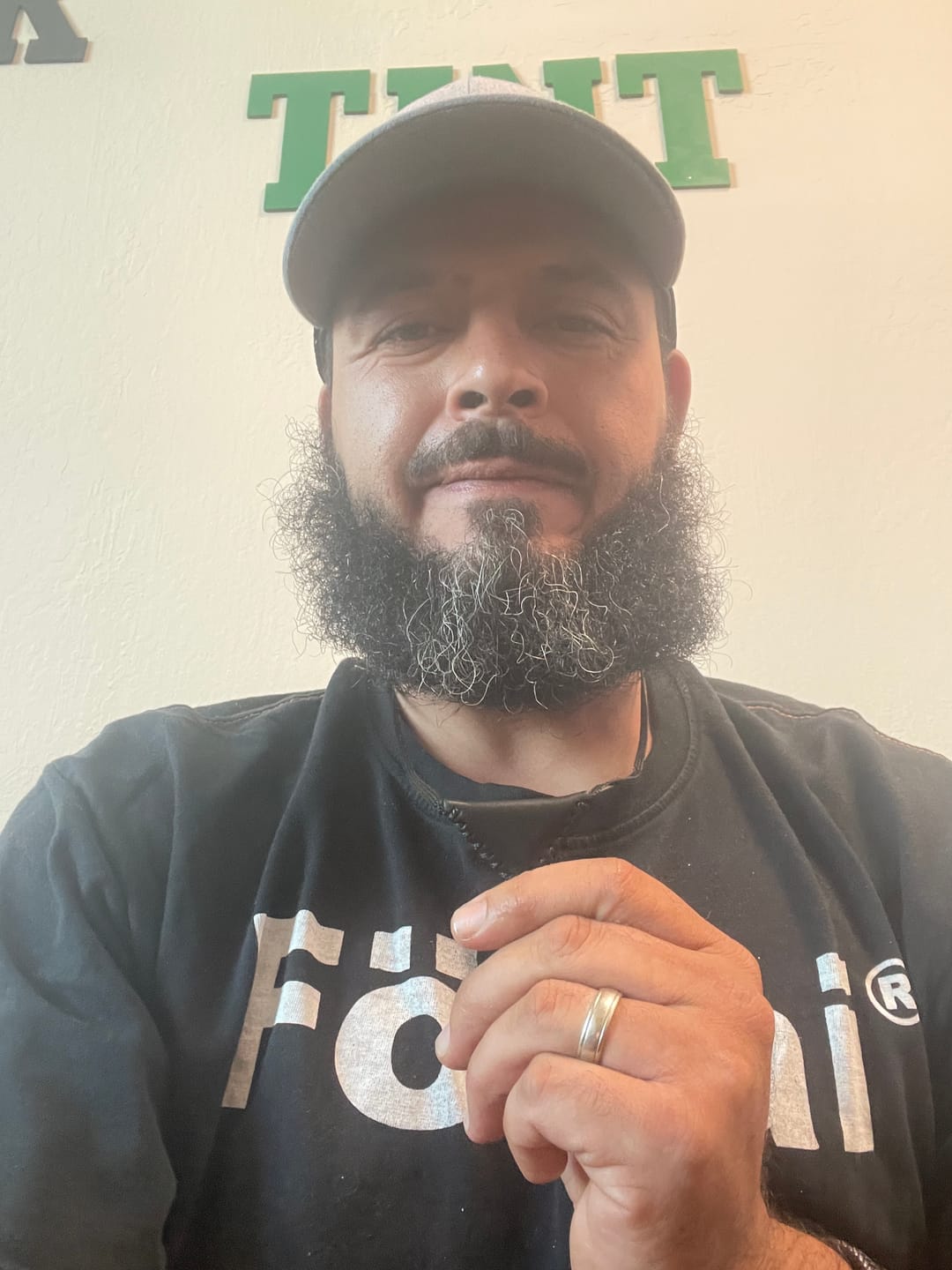 Customer photo review of Naqshbandi Taweez Necklace from Shaykh Nazim