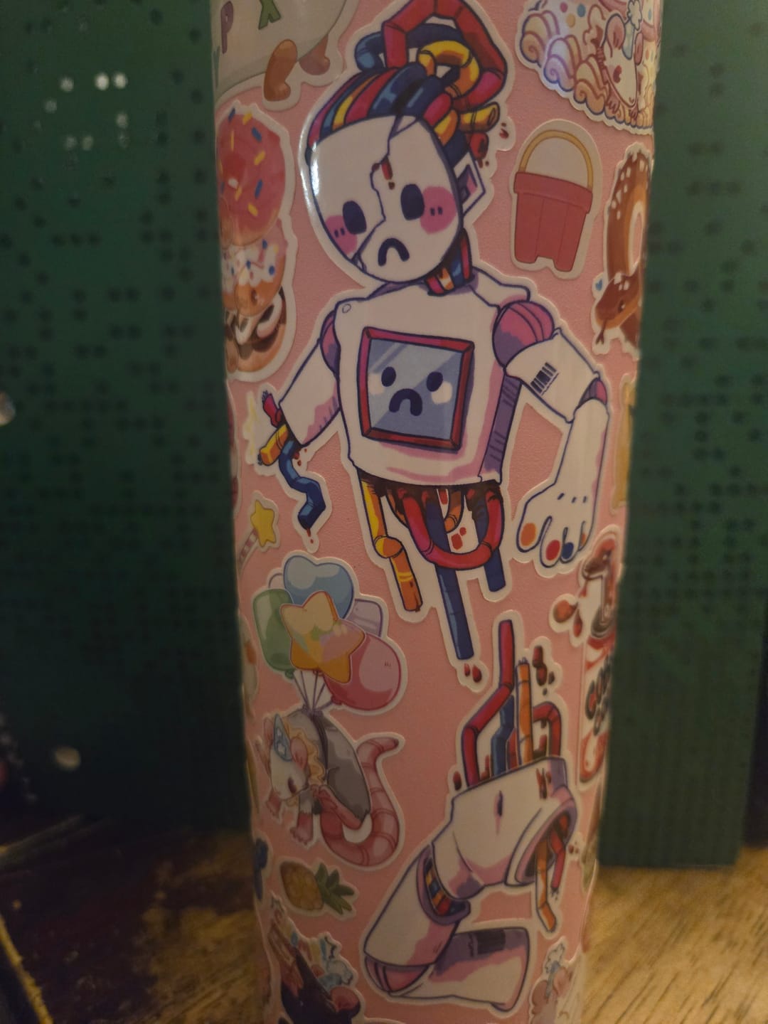 Customer photo review of Robot Malfunction Stickers