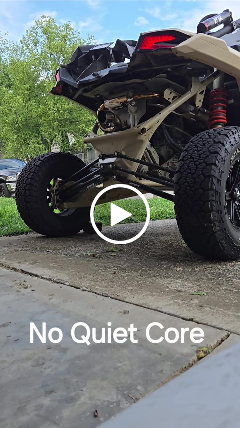Customer video review of RPM Muffler Baffle / Quiet Core Can-Am X3