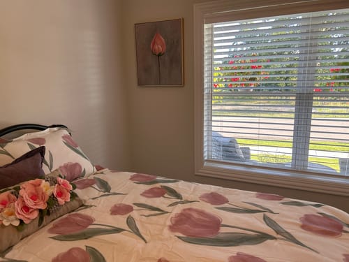 Customer photo review of Flower Canvas Art #FL115