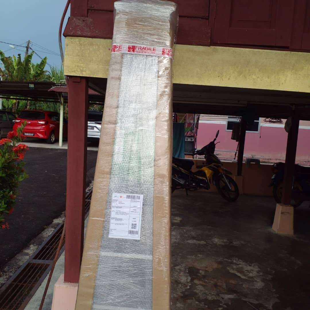 Customer photo review of ✨READY STOCK✨Alumaster Heavy Duty Aluminium Welded Ladder (8 Steps Double Side) AL-DWL70-8S ALUCLASS