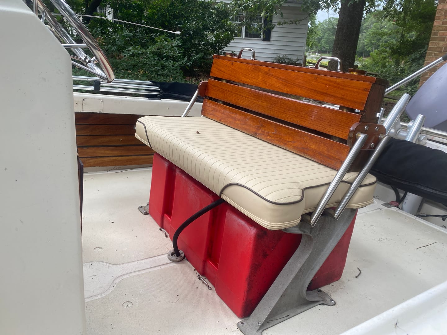 Customer photo review of RPS Seat Cushion - Boston Whaler Montauk, Outrage, Newport And Others