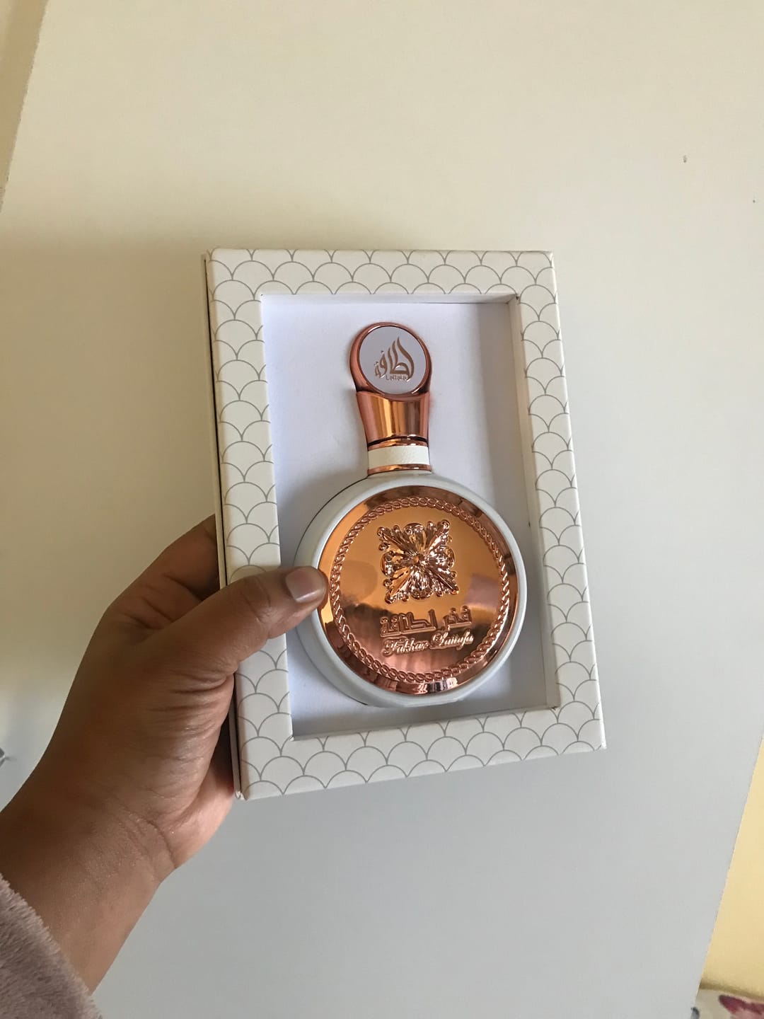 Customer photo review of Fakhar Femme 100ml Eau De Parfum