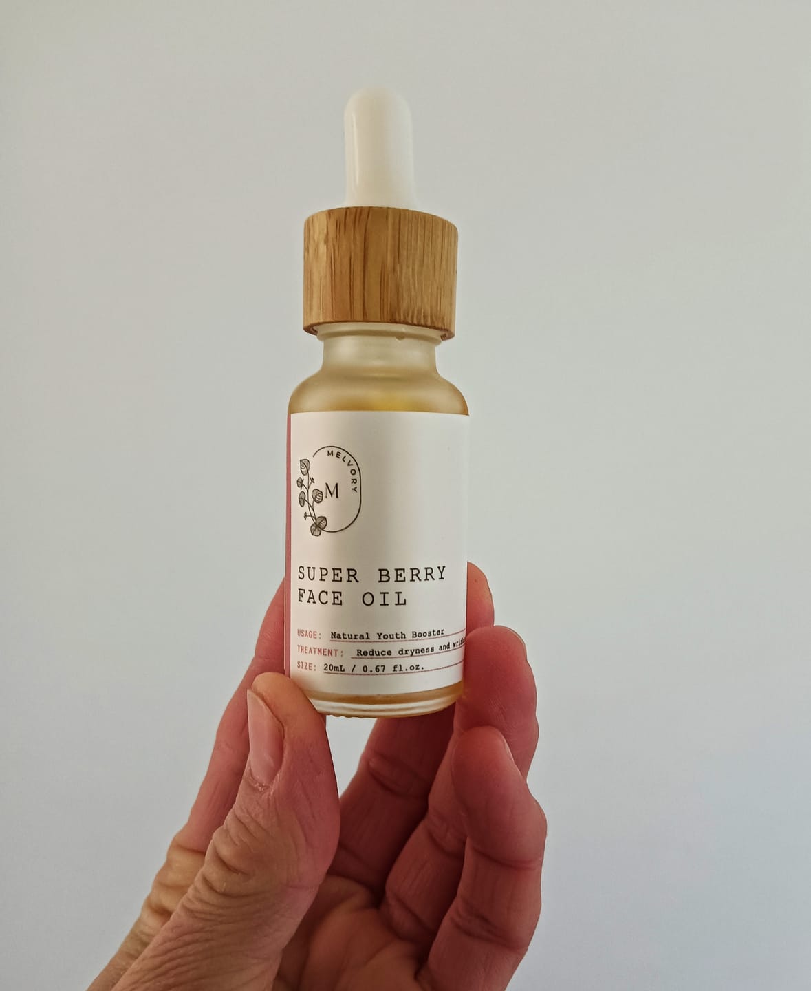 Customer photo review of Super Berry Face Oil