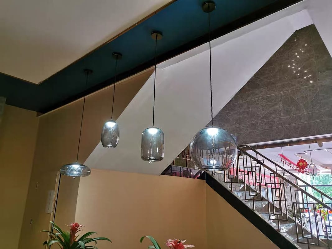 Customer photo review of Clara Glass LED Pendant Light