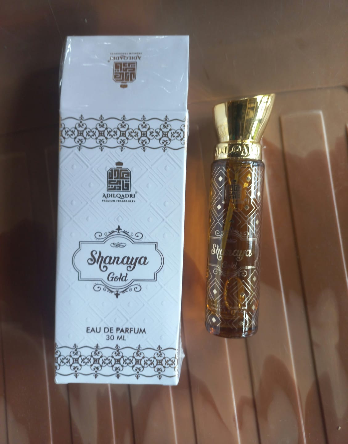 Customer photo review of Shanaya Gold Perfume Spray
