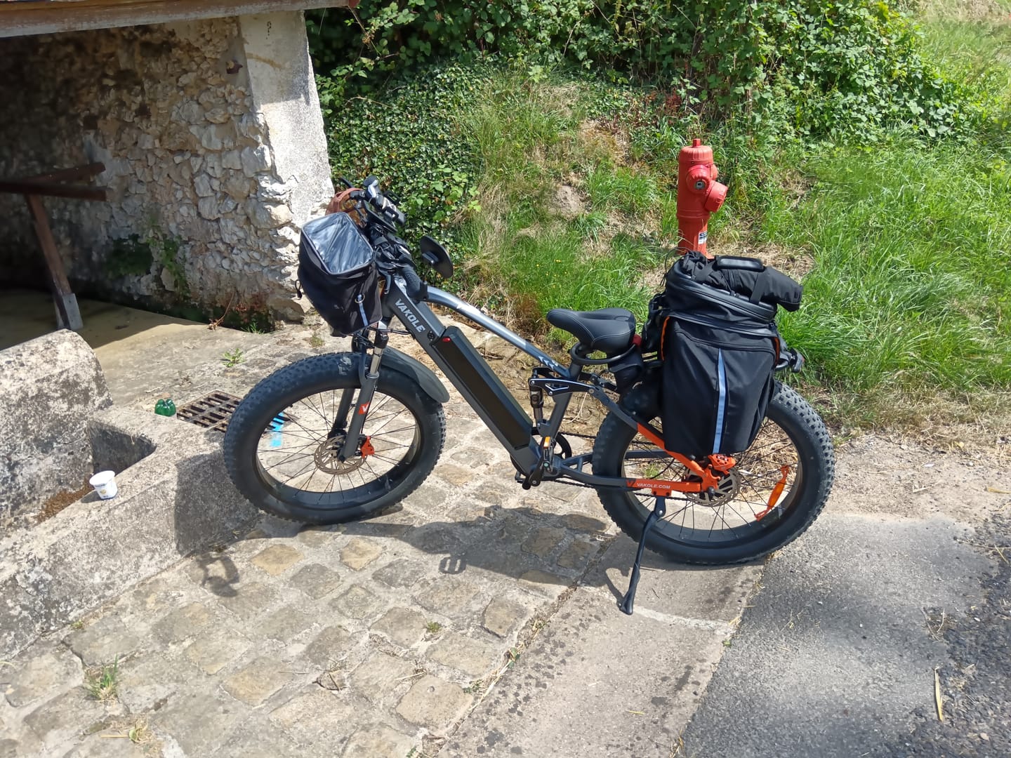 Customer photo review of Vakole CO26 26" 750W Fat Bike Full Suspension E-Mountain Bike 48V 16Ah E-MTB