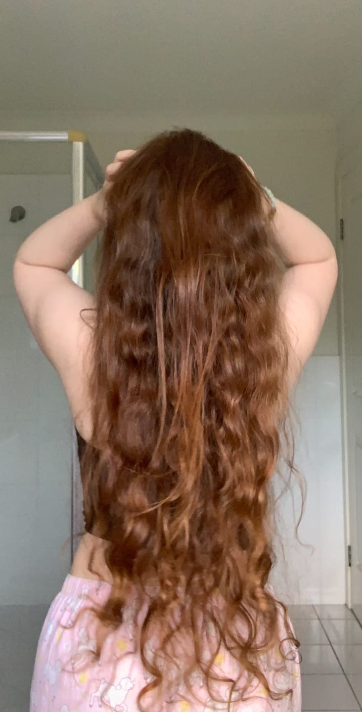 Customer photo review of The Magic Hair Oil