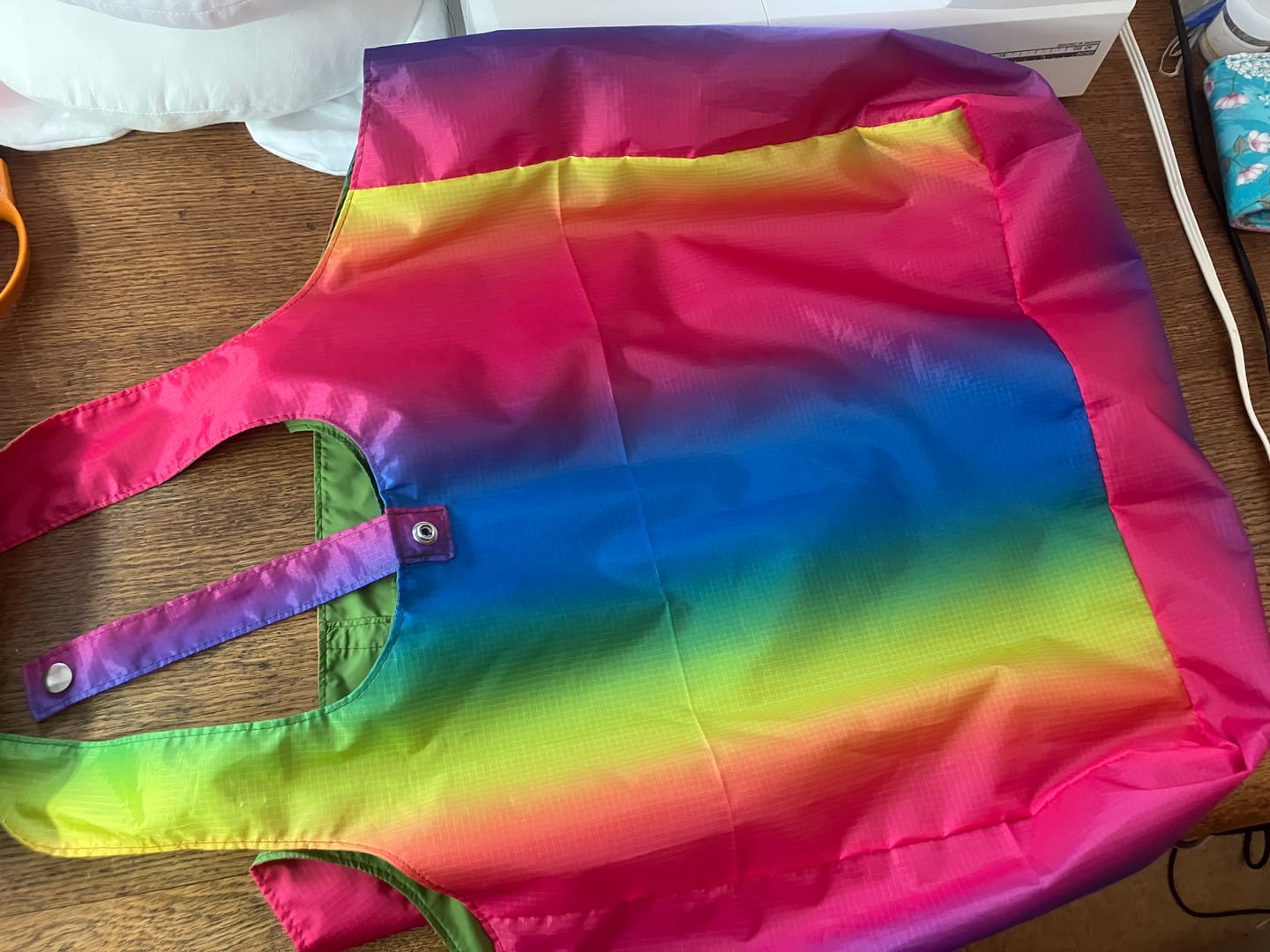 Customer photo review of Rainbow Water Resistant Ripstop Fabric
