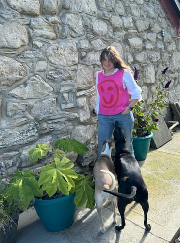 Customer photo review of Old Skool Cotton Tank Top - Charcoal