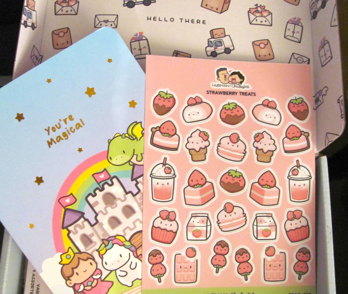 Customer photo review of Strawberry Snackies Sticker Sheet