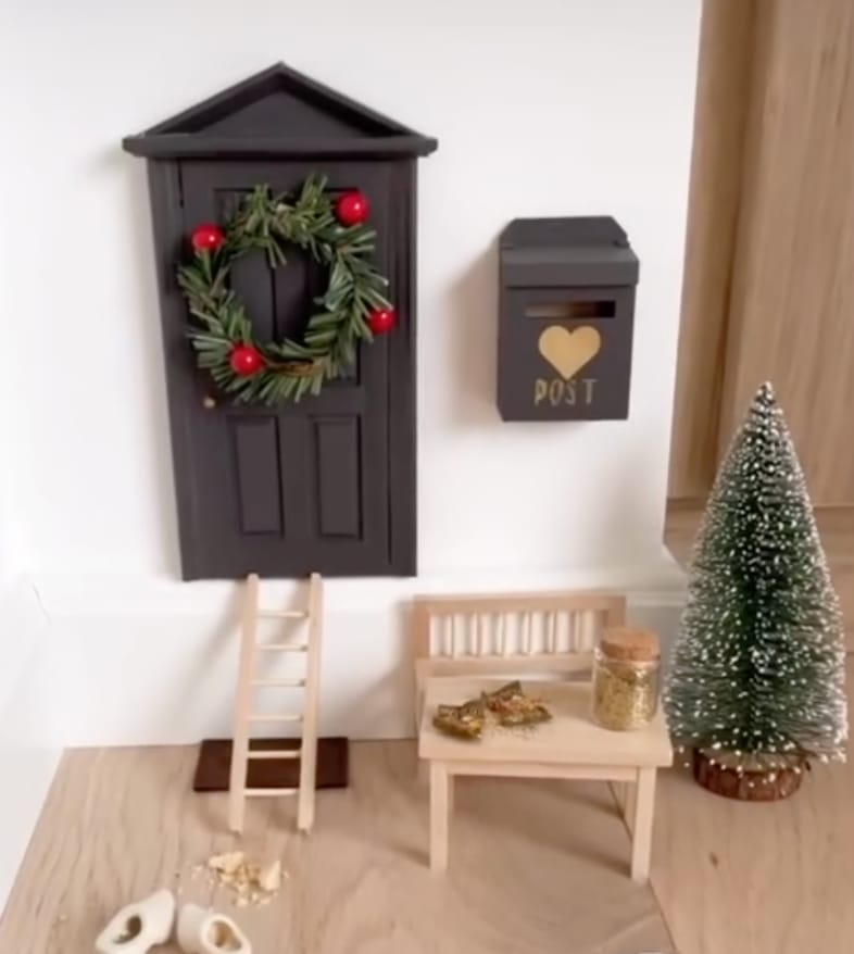 Customer photo review of Wichteltür Set inkl. Zubehör & Baustellen DIY KIT