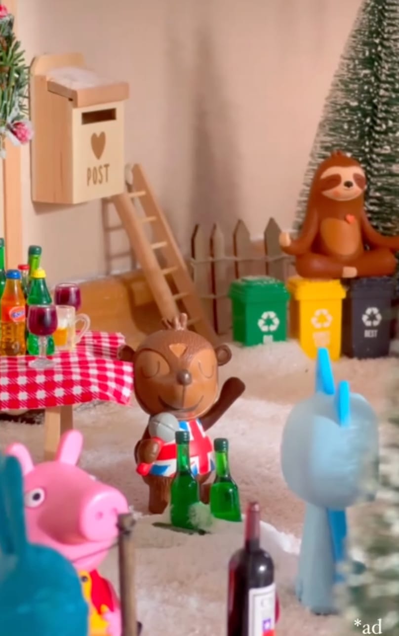 Customer photo review of Mini Mülltonnen für die Wichteltür + Recycling Memo