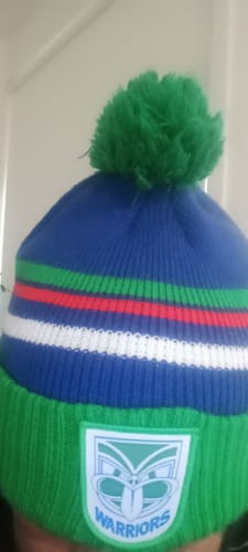Customer photo review of NZ Warriors Retro Beanie