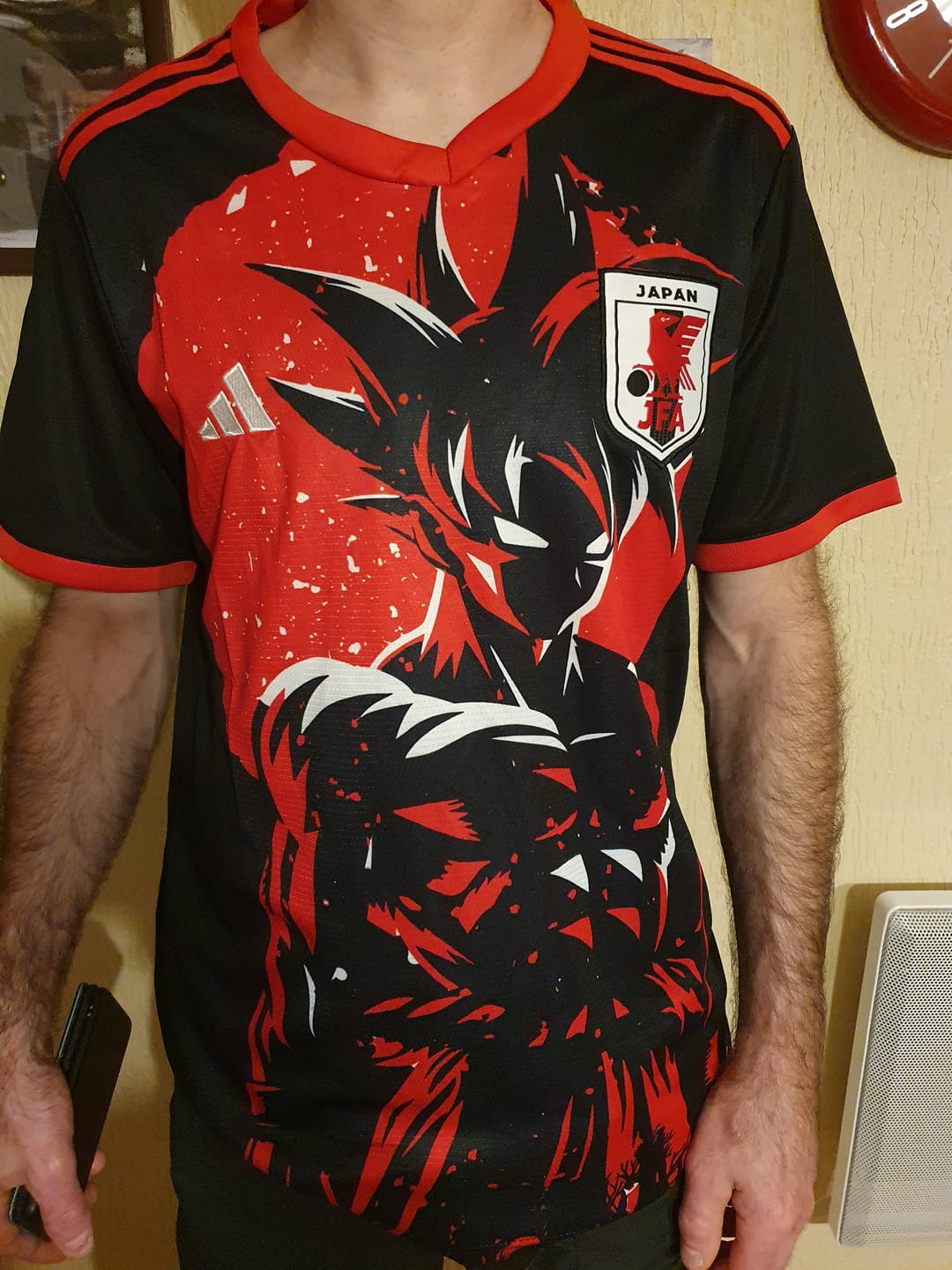 Customer photo review of MAILLOT JAPON 2024 - BLACK RED GOKU