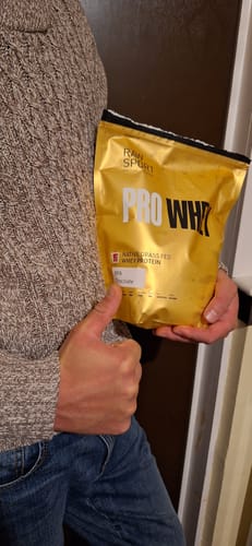 Customer photo review of Grass Fed Whey Protein Powder Pro