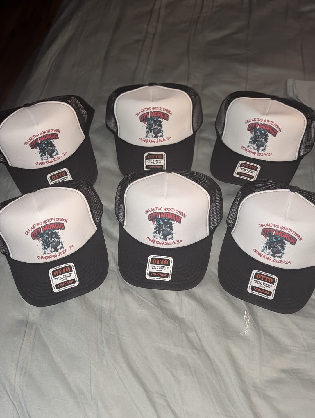 Customer photo review of 6 Custom Trucker Hats for $59