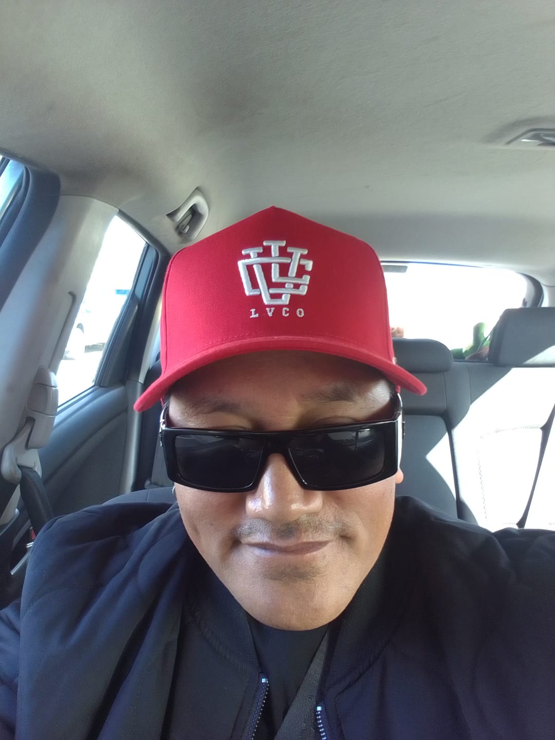 Customer photo review of LVCO "Blood Red" A-Frame Snapback