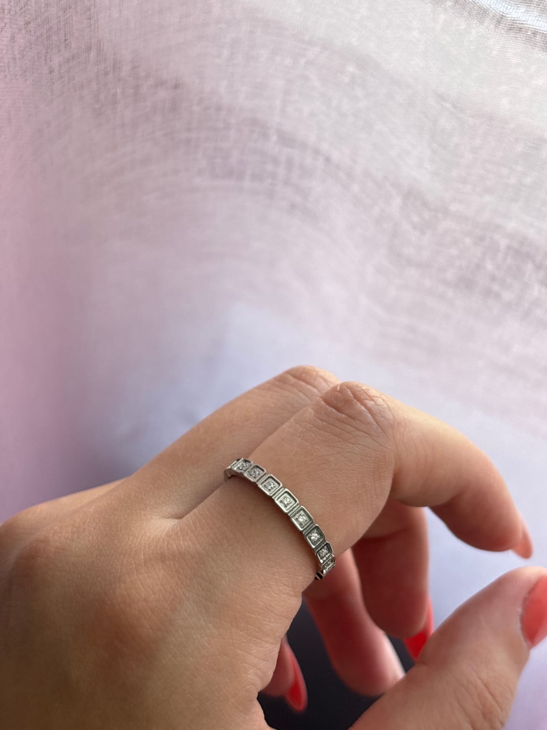 Customer photo review of Nisma Ring | 18K vergoldet