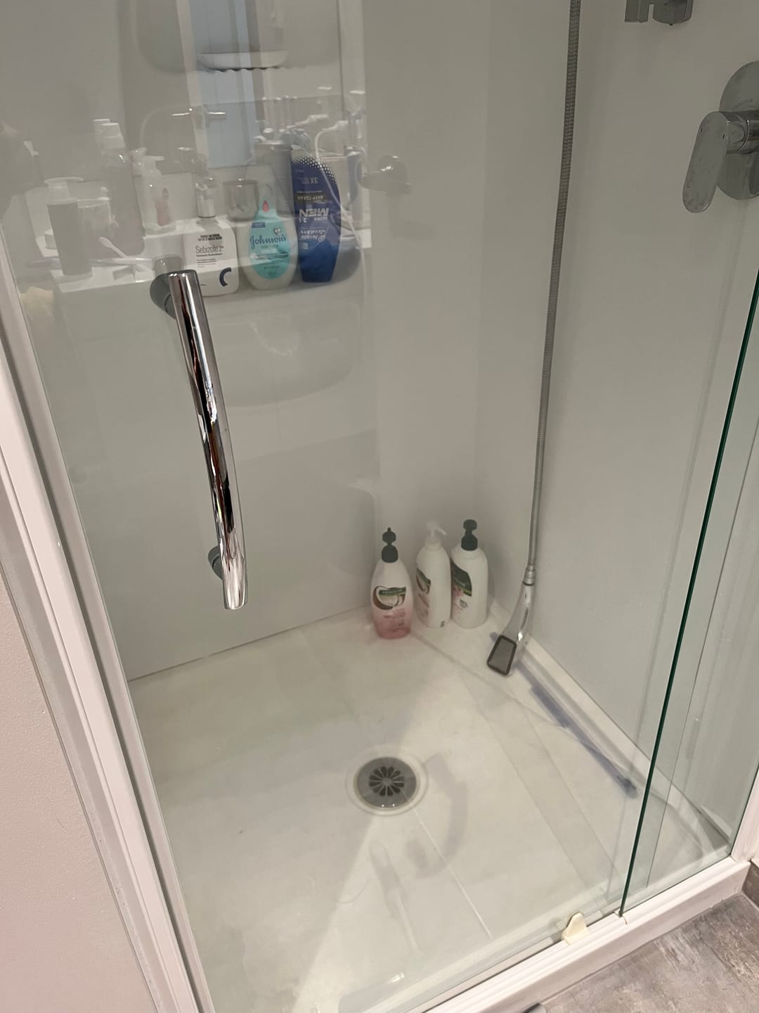 Customer photo review of Shower Cleaning & Protection Kit