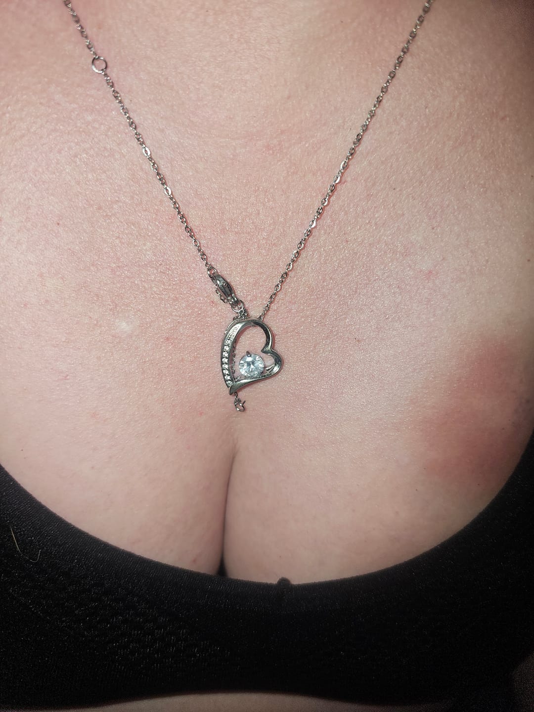 Customer photo review of To My Beautiful Wife - Personalizable Necklace Gift Set - SS323