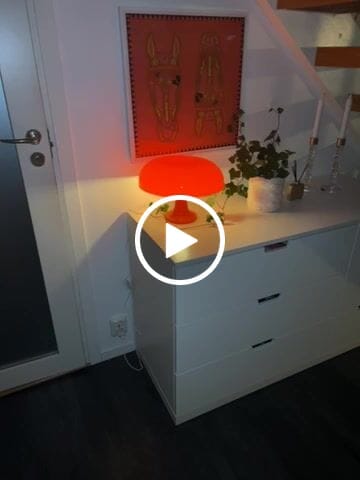 Customer video review of Retro bordslampa - svamplampa