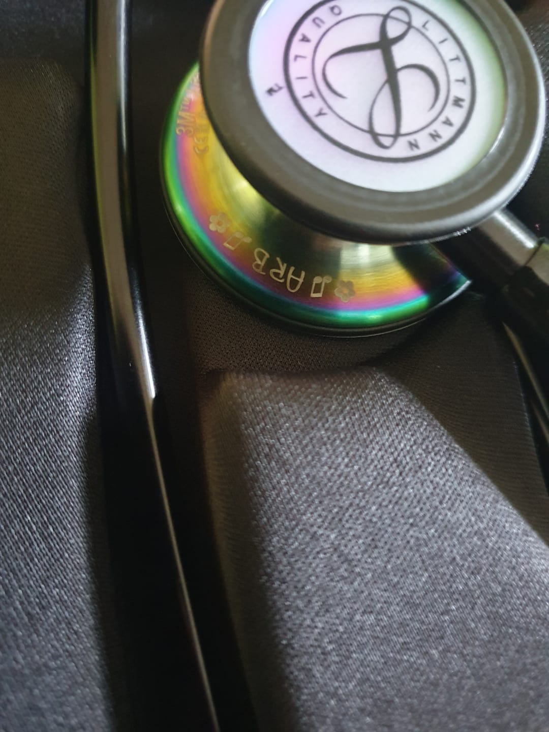 Customer photo review of Littmann Classic III Monitoring Stethoscope: Black - Rainbow Finish 5870