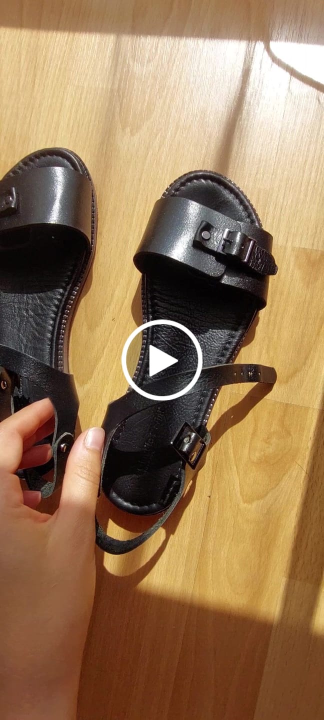 Customer video review of Sandale Dama Piele Naturala Claudio Casini CART 489