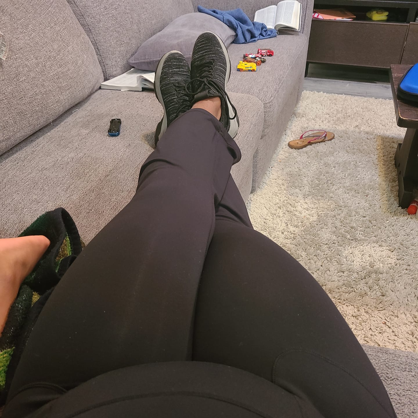 Customer photo review of SALE Flared Leggings!