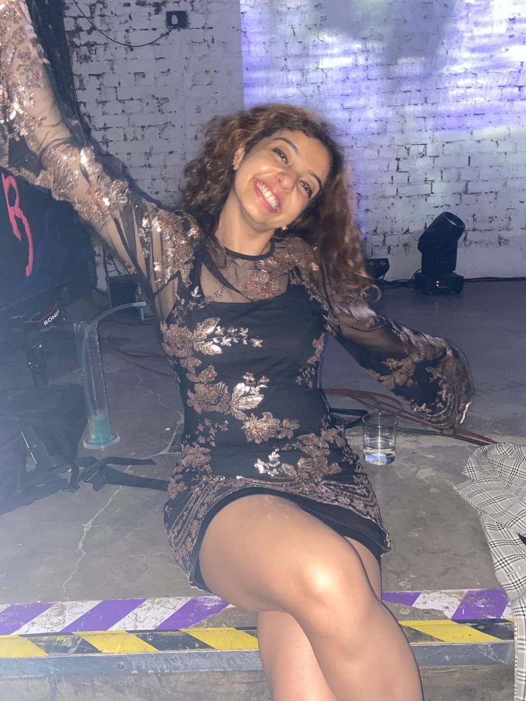 Customer photo review of Rome Sequined Dress