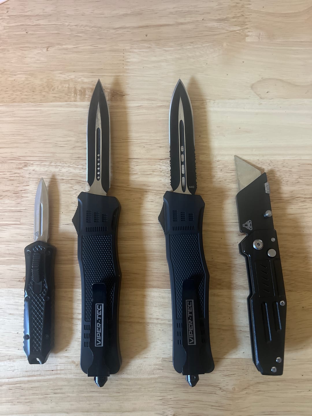 Customer photo review of OTF Mystery Knife Bundle