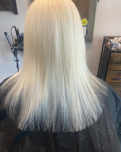 Customer photo review of Best Tape in Hair Extensions Invisible Seamless Virgin Human Hair  #1000