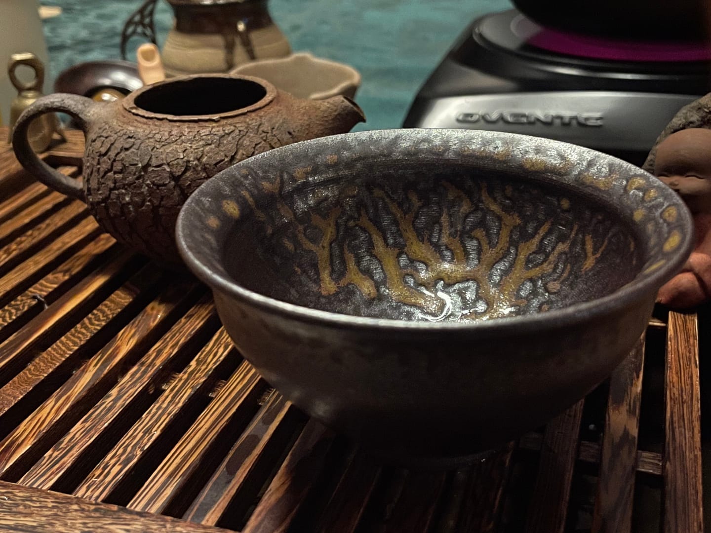 Customer photo review of The Oldest Modern Dragon Kiln  建盏 Jian Ware Cup