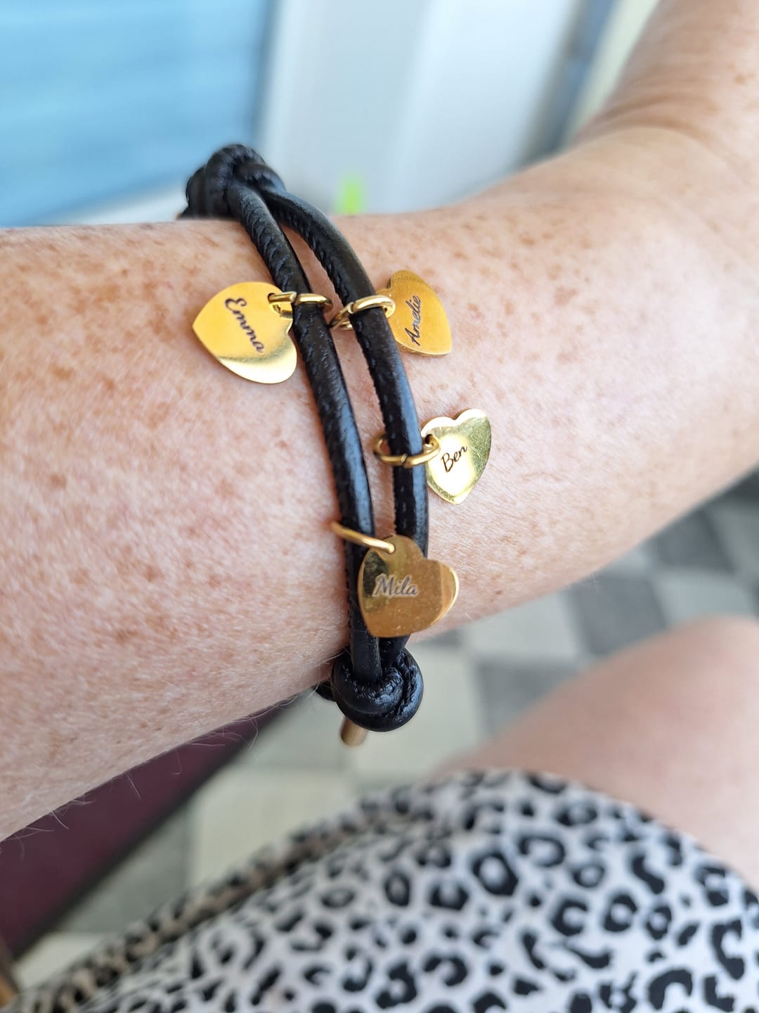Customer photo review of Freunde - Individuelles Lederarmband
