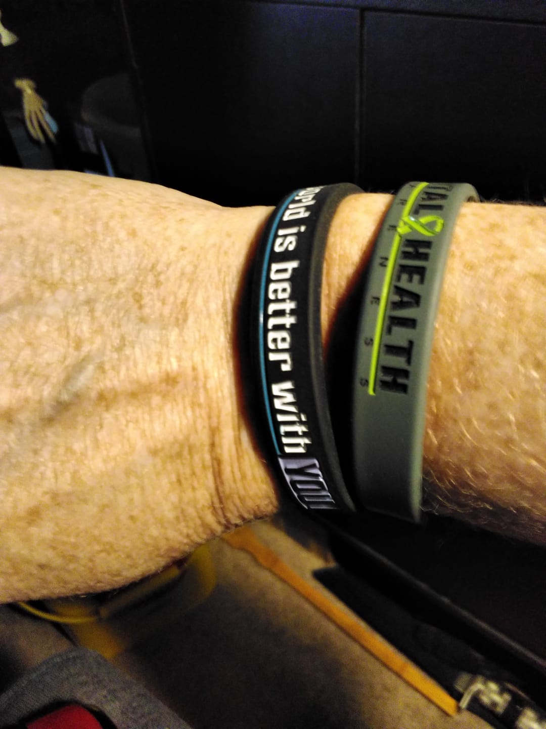 Customer photo review of You Belong Here - Silicone Bracelet