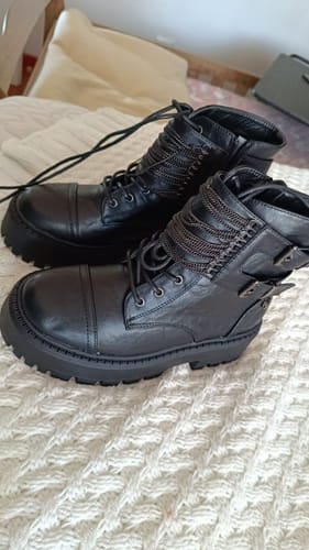 Customer photo review of Botín Negro Mujer 45802