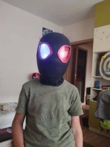 Customer photo review of [NEW] Spidey Gear™ Miles Morales Masks