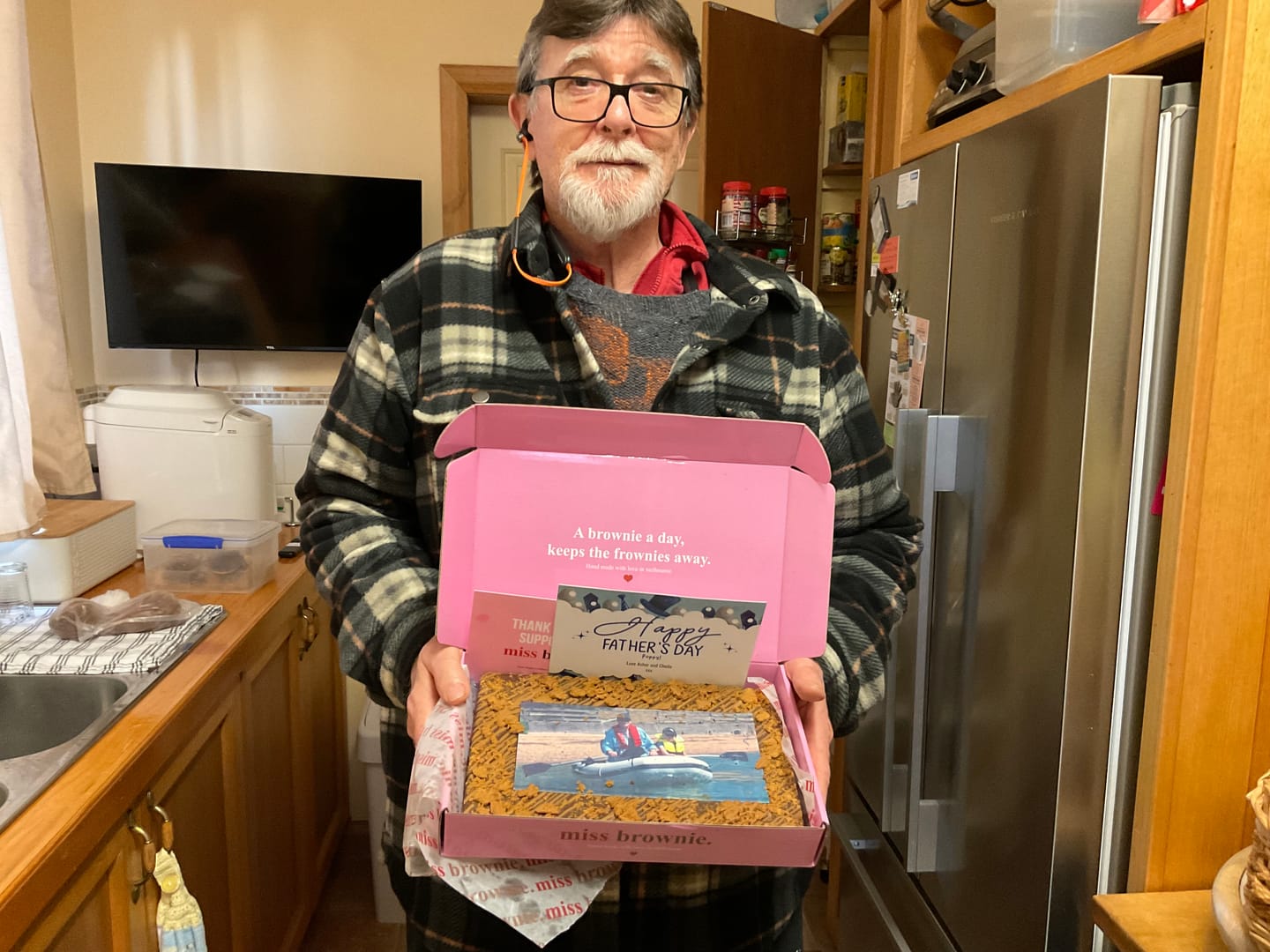 Customer photo review of Custom Image Brownie