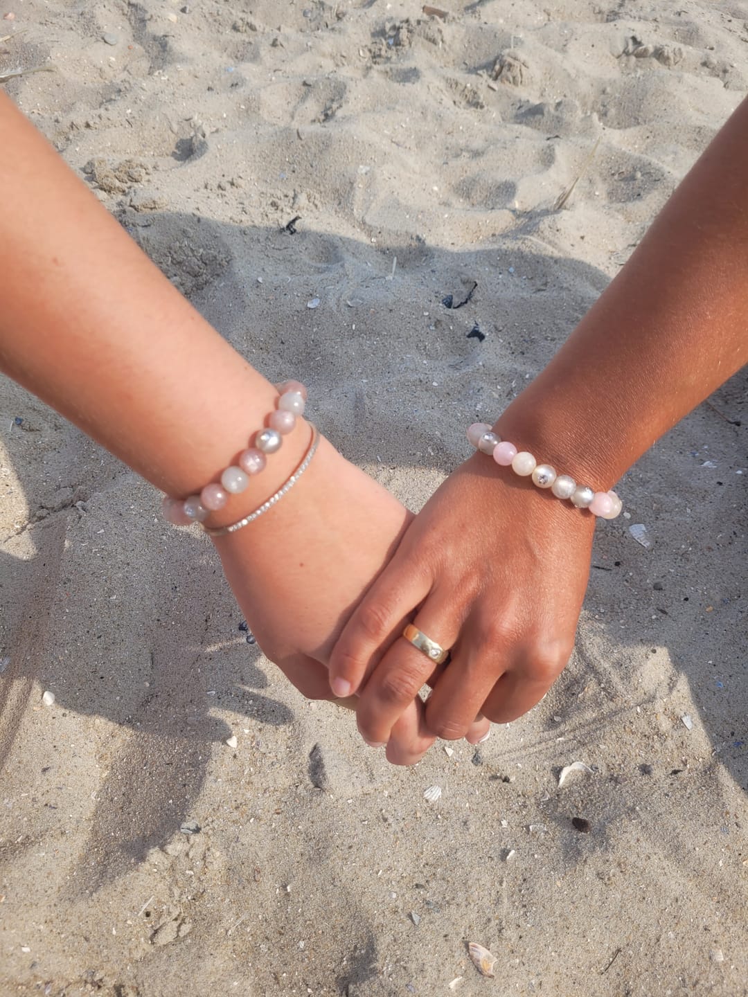 Customer photo review of Classico Perlenarmband Como in Puder