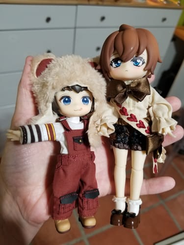Customer photo review of UF Doll Mini Tea Series 1/12 BJD Action Figure