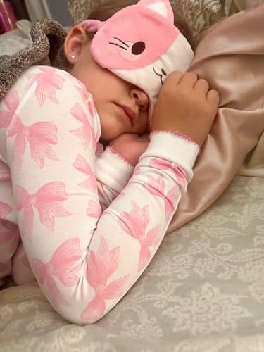 Customer photo review of Pink Bow Pajamas