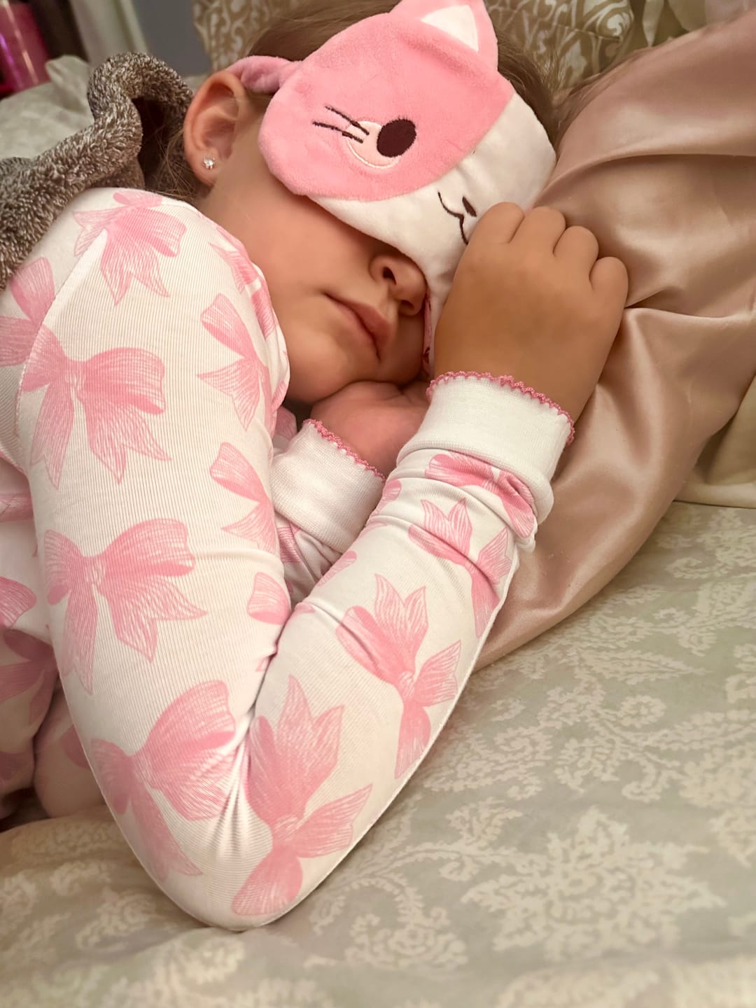 Customer photo review of Pink Bow Pajamas