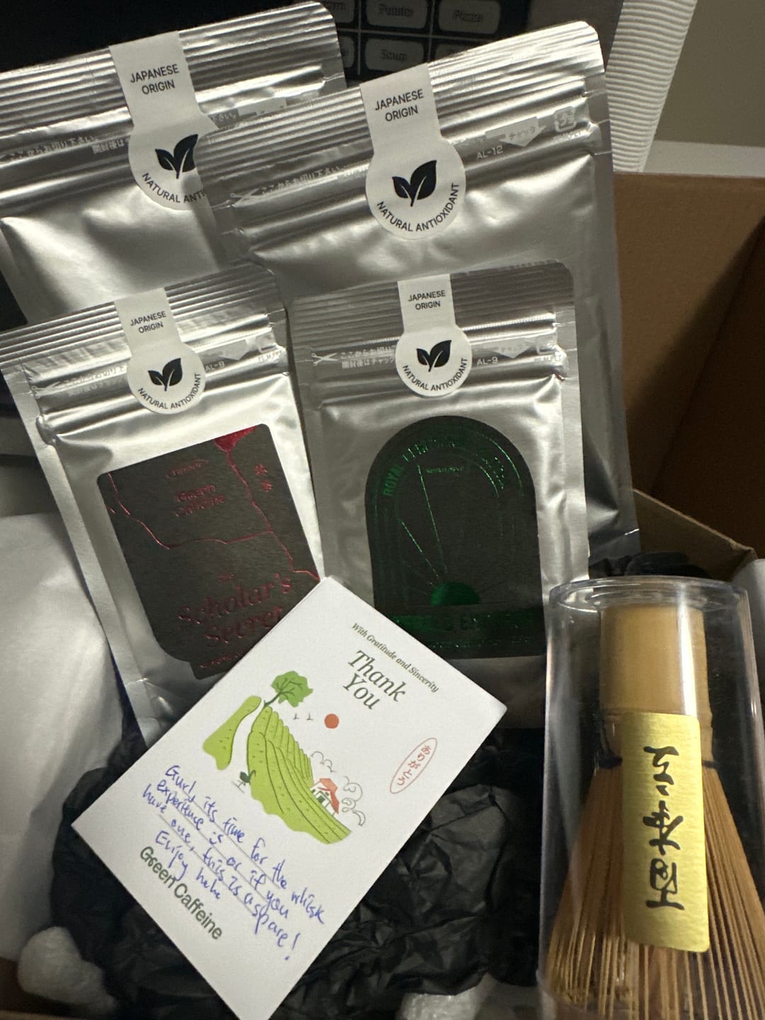Customer photo review of Classic Matcha Taste Pack