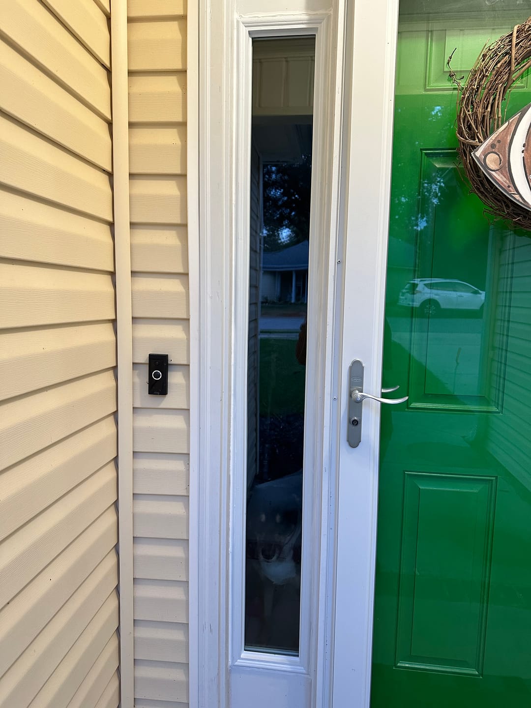 Customer photo review of Clear 1 Lite Glass and Frame Kit (Full Sidelite)