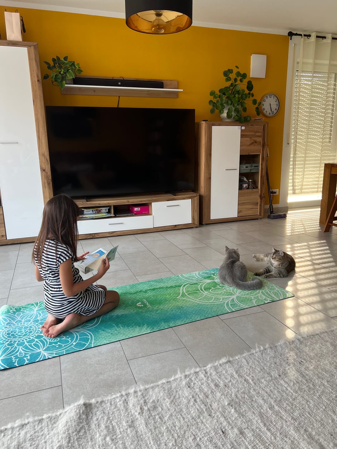 Customer photo review of Yogamatte "Indian Spring" inkl. Tragegurt - 183x68x0,4cm