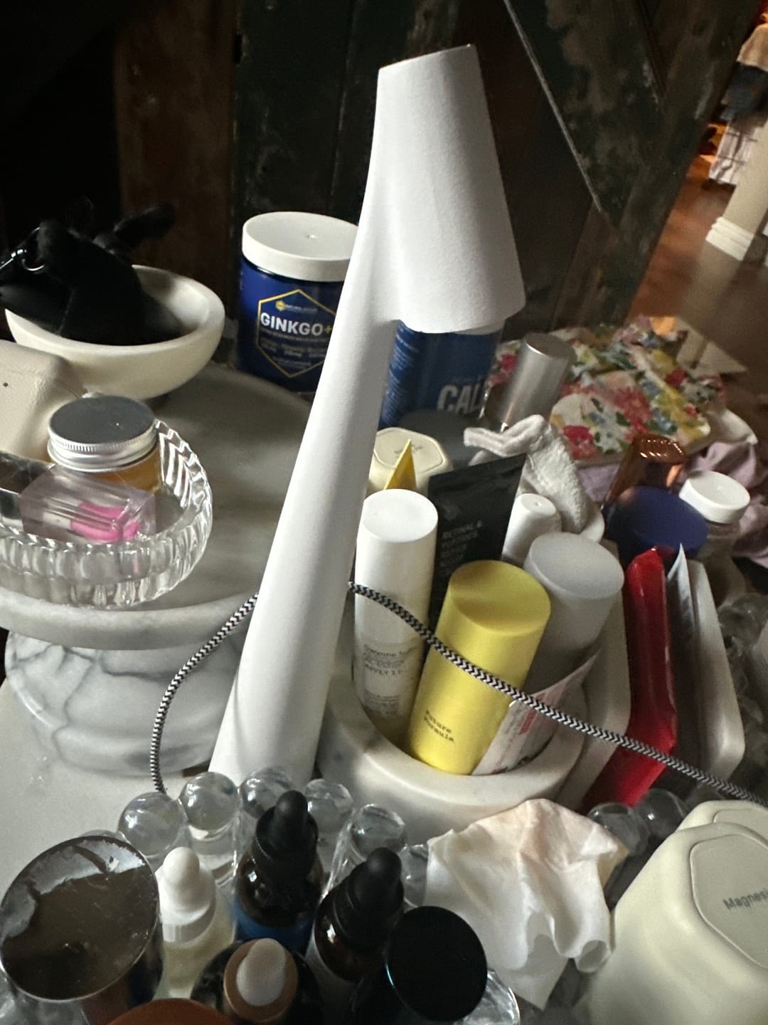Customer photo review of Kalem™ Sculpting Table Lamp