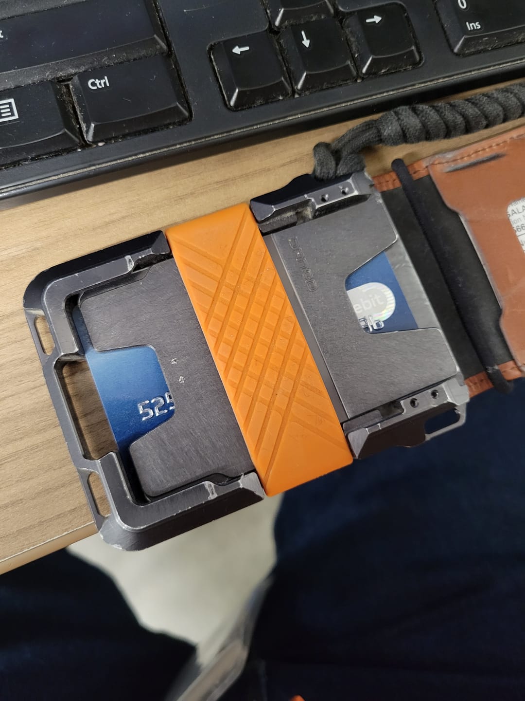 Customer photo review of VERTCIAL WALLET BANDS (M-Series, S1 Stealth Wallet and MC01 Money Clip)