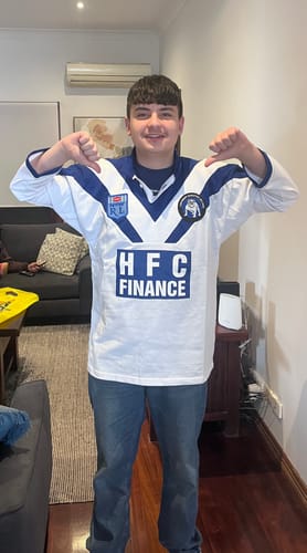Customer photo review of 1985 Canterbury Bankstown Bulldogs Retro Jersey